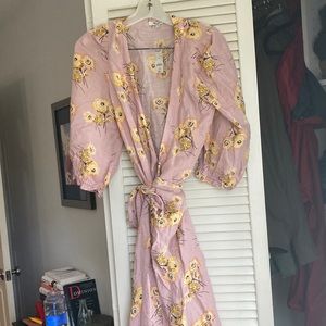 Madewell Floral Wrap Dress
